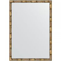 Зеркало Evoform Definite 67х47 в багетной раме - Золотой бамбук 24 мм арт-BY 0626 — фото 1, Зеркала в ванную комнату