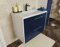 Тумба с раковиной Эстет Vegas 90 подвесная Белая арт-ФР-00003490 — фото 2, Тумбы с раковиной