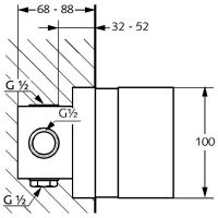 Товар: Душевая система Kludi Bozz Хром арт-386340576 - фото 13 Душевая система Kludi Bozz Хром арт-386340576 — фото 13, Встраиваемые душевые комплекты