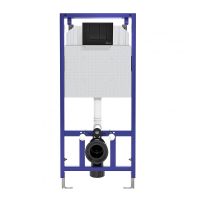 Инсталляция Berges Novum для унитаза с Черной клавишей смыва арт-040245 — фото 2, Инсталляции для унитазов