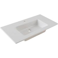 Раковина Allen Brau Fantasy 92 Белая арт-4.11026.20 — фото 1, Раковины встраиваемые сверху