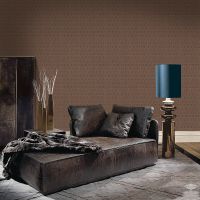 Обои Decori-Decori Bukhara Винил на флизелине (1,06*10,05) Коричневый, Ромб арт-82727 — фото 2, Обои для стен