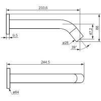 Смеситель для раковины Damixa Scandinavian Pure Хром арт-360270000 — фото 4, Смесители для раковины