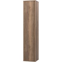 Шкаф пенал Brevita Dallas 35 подвесной Дуб Галифакс олово арт-DAL-05035-31 — фото 1, Пеналы для ванной комнаты