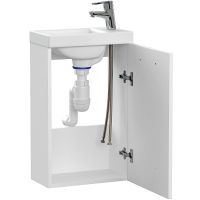 Тумба с раковиной Cersanit Lara 40 подвесная Белая арт-64228 — фото 2, Тумбы с раковиной