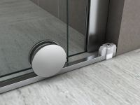 Душевая перегородка Abber Komfort 120 профиль Хром стекло прозрачное арт-AG09120 — фото 5, Душевые перегородки