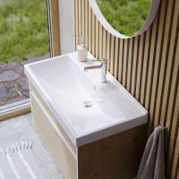 Тумба под раковину Aqwella Urban 100 подвесная Дуб Давос арт-URB0110DD — фото 5, Тумбы под раковину