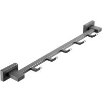 Вешалка для полотенец Belz B904 Вороненая сталь арт-B90415-5 — фото 1, Крючки для полотенец