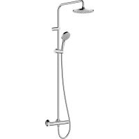 Товар: Душевая система Hansgrohe Vernis Blend Showerpipe с термостатом Хром арт-26089000 - фото 1 Душевая система Hansgrohe Vernis Blend Showerpipe с термостатом Хром арт-26089000 — фото 1, Душевые стойки