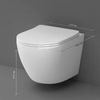 Товар: Унитаз AM.PM Like подвесной с сиденьем Микролифт арт-C801900SC - фото 10 Унитаз AM.PM Like подвесной с сиденьем Микролифт арт-C801900SC — фото 10, Подвесные унитазы