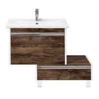 Тумба Aquaton Капри 80 Таксония темная арт-1A231103KPDB0 — фото 3, Комоды и тумбы для ванной комнаты