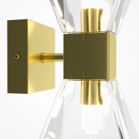 Настенный светильник Maytoni Modern Cocktail time Прозрачный Золото арт-MOD325WL-02G — фото 2, Бра