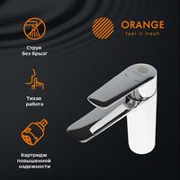 Смеситель для раковины Orange Sofi 2.0 Хром арт-M46-021cr — фото 2, Смесители для раковины