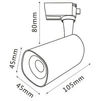Товар: Трековый светильник Artelamp Barut Черный арт-A4561PL-1BK - фото 6 Трековый светильник Artelamp Barut Черный арт-A4561PL-1BK — фото 6, Трековые светильники