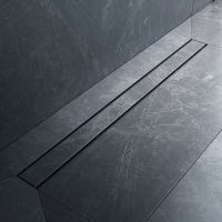 Душевой лоток AM.PM PrimeFlow 90 с Черной матовой решеткой / под плитку Tile арт-W02SC-U11-090-04BM — фото 12, Душевые лотки