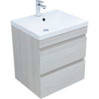 Тумба под раковину Aquanet Нота New 58 подвесная Дуб холден арт-334203 — фото 2, Тумбы под раковину