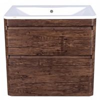 Тумба под раковину Style Line Атлантика Люкс Plus 60 подвесная Старое дерево арт-СС-00002205 — фото 1, Тумбы под раковину