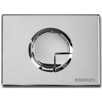 Клавиша смыва Berges Novum R3 Хром арт-040023 — фото 1, Кнопки смыва