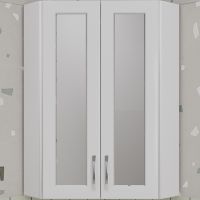 Подвесной шкаф Style Line Эко Стандарт 65 угловой Белый глянцевый арт-ЛС-00002331 — фото 1, Шкафы для ванной