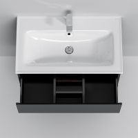 Тумба под раковину AM.PM X-Joy 80 подвесная Черная матовая арт-M85AFHX0802BM — фото 4, Тумбы под раковину