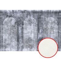 Фреска Ortograf Splendo 31752 Фактура флок FLK Флизелин (4*2,7) Серый, Цветы/Архитектура арт-31752 (флок FLK) — фото 1, Фрески