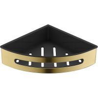 Металлическая полка Schein Accessories угловая Золото матовое арт-9326BG — фото 1, Полки для ванной и душа