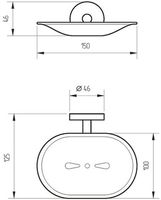 Товар: Мыльница Veragio Largenta Хром арт-VR.LGT-1951.CR - фото 2 Мыльница Veragio Largenta Хром арт-VR.LGT-1951.CR — фото 2, Мыльницы