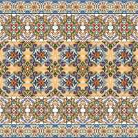 Фреска Ortograf Arabesque 33451 Фактура флок FLK Флизелин (2*2) Разноцветный, Орнамент арт-33451 (флок FLK) — фото 2, Фрески