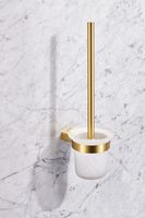 Ершик для унитаза Milacio Ultra Брашированное золото арт-MCU.964.GD — фото 3, Ершики для унитаза