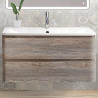 Тумба под раковину BelBagno подвесная Pino Scania арт-ALBANO-900-2C-SO-PS — фото 1, Тумбы под раковину