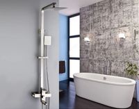 Душевая система Frap Нержавеющая сталь арт-F2421 — фото 5, Душевые стойки