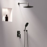 Товар: Душевая система Damixa Gala Черная матовая арт-953520300 - фото 8 Душевая система Damixa Gala Черная матовая арт-953520300 — фото 8, Встраиваемые душевые комплекты