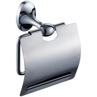 Держатель туалетной бумаги CeramaLux Bell с крышкой Хром арт-53507 — фото 1, Держатели туалетной бумаги