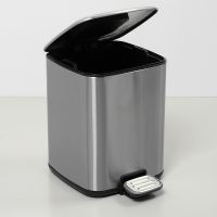 Ведро для мусора WasserKRAFT Нержавеющая сталь арт-K-649 — фото 4, Мусорные ведра