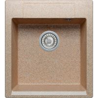 Кухонная мойка Polygran Argo-460 №302 Песочная арт-444706 — фото 1, Кухонные мойки