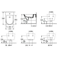 Товар: Биде Villeroy&Boch Subway 3.0 подвесное Альпийский белый арт-447000R1 - фото 7 Биде Villeroy&Boch Subway 3.0 подвесное Альпийский белый арт-447000R1 — фото 7, Биде подвесные