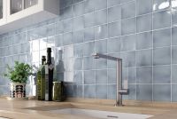 Керамическая плитка Equipe Manacor Blue Луна настенная 10х10 см арт-26911 — фото 2, Керамическая плитка