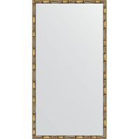 Зеркало Evoform Definite 107х57 в багетной раме - Золотой бамбук 24 мм арт-BY 0729 — фото 1, Зеркала в ванную комнату