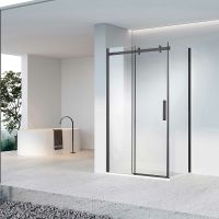 Душевой уголок Vincea Como-N 150x90 профиль Черный стекло прозрачное арт-VSR-4CN9015CLB — фото 2, Прямоугольные душевые уголки