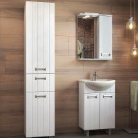 Зеркало со шкафом Vigo Diana 50 R с подсветкой Белое арт-z.DIA.50.R.El — фото 4, Зеркальные шкафы в ванную