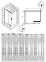 Душевой уголок New Trendy Prime Chrome 120х80 R профиль Хром стекло прозрачное арт-D-0303A/D-0123B — фото 9, Прямоугольные душевые уголки
