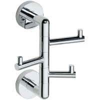 Тройной крючок Bemeta Stella поворотный Хром арт-166206072 — фото 1, Крючки для полотенец