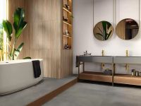 Керамогранит Porcelanite Dos Manhattan 1800 Gris Rectificado 100х100 см арт-POR_M1800_GR_100 — фото 2, Керамогранит