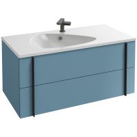 Тумба под раковину Jacob Delafon Nouvelle Vague 100 подвесная Аквамарин арт-EB3032-G91 — фото 1, Тумбы под раковину