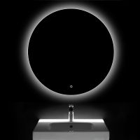 Зеркало Roca Luna 80 с подсветкой с сенсорным выключателем арт-ZRU9307558 — фото 4, Зеркала в ванную комнату