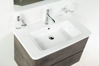 Тумба под раковину BelBagno 80 подвесная Robere Nature Grigio арт-ALBANO-CER-800-2C-SO-RNG — фото 9, Тумбы под раковину