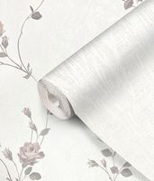 Обои Prima Italiana Monte Rosa Винил на флизелине (1,06*10) Белый, Рогожка/Штукатурка арт-80694 — фото 3, Обои для стен