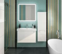 Керамический бордюр Kerama Marazzi Спига голубой структура 3,4х40 см арт-LSA017 — фото 2, Керамическая плитка