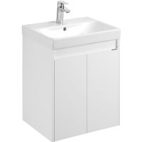 Тумба под раковину Aquaton Сканди Doors 55 Белая арт-1A278801SD010 — фото 4, Тумбы под раковину