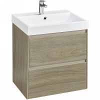 Тумба под раковину Roca Ona 60 подвесная Темный вяз арт-A857613511 — фото 1, Тумбы под раковину